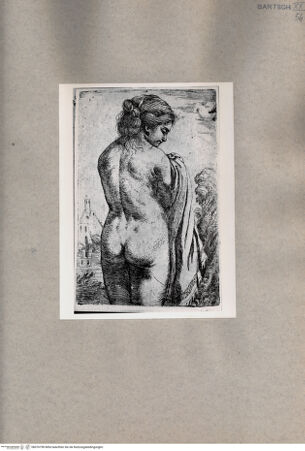 Vorderseite von  [http://creativecommons.org/publicdomain/mark/1.0/] Rückenansicht einer unbekleideten Frau - , bh076790. Foto.