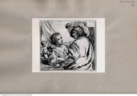 Vorderseite von  [http://creativecommons.org/publicdomain/mark/1.0/] Eine Frau und ein Mann - , bh076791. Foto.