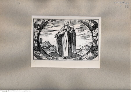 Vorderseite von  [http://creativecommons.org/publicdomain/mark/1.0/] Heilige Marcellina - , bh076799. Foto.