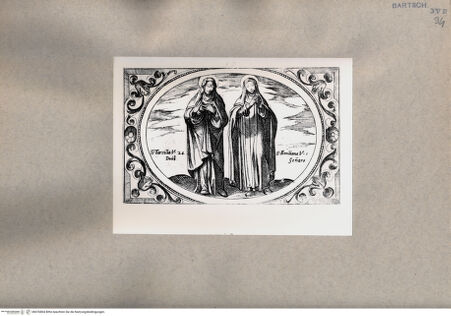 Vorderseite von  [http://creativecommons.org/publicdomain/mark/1.0/] Heilige Tarsilla und heilige Emiliana - , bh076804. Foto.