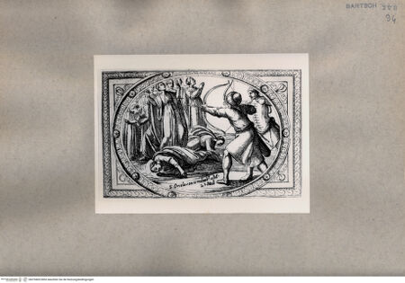 Vorderseite von  [http://creativecommons.org/publicdomain/mark/1.0/] Martyrium der heiligen Ursula - , bh076805. Foto.