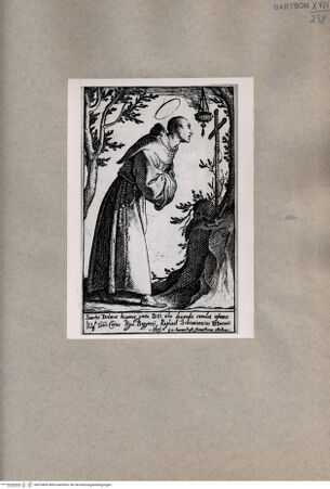 Vorderseite von  [http://creativecommons.org/publicdomain/mark/1.0/] Heiliger Didacus - , bh076806. Foto.