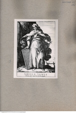 Vorderseite von  [http://creativecommons.org/publicdomain/mark/1.0/] Samische Sibylle - , bh076821. Foto.