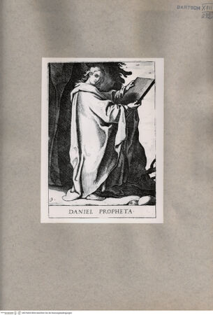 Vorderseite von  [http://creativecommons.org/publicdomain/mark/1.0/] Der Prophet Daniel - , bh076834. Foto.