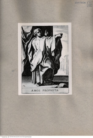 Vorderseite von  [http://creativecommons.org/publicdomain/mark/1.0/] Der Prophet Amos - , bh076835. Foto.