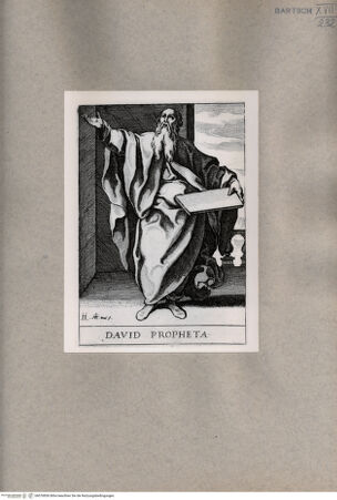 Vorderseite von  [http://creativecommons.org/publicdomain/mark/1.0/] Der Prophet David - , bh076836. Foto.