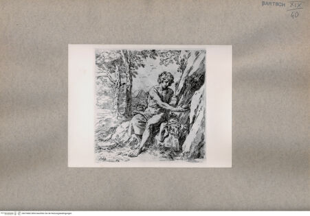 Vorderseite von  [http://creativecommons.org/publicdomain/mark/1.0/] Heiliger Johannes - , bh076882. Foto.