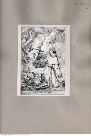 Vorderseite von  [http://creativecommons.org/publicdomain/mark/1.0/] Heiliger Antonius von Padua - , bh076890. Foto.