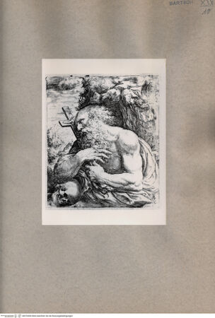 Vorderseite von  [http://creativecommons.org/publicdomain/mark/1.0/] Heiliger Hieronymus - , bh076900. Foto.