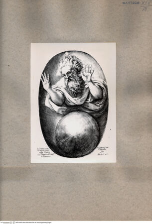 Vorderseite von  [http://creativecommons.org/publicdomain/mark/1.0/] Die Erschaffung der Erde - , bh076905. Foto.