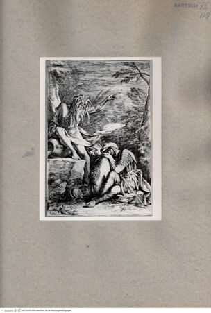 Vorderseite von  [http://creativecommons.org/publicdomain/mark/1.0/] Personifikation eines Flusses und ein Soldat - , bh076908. Foto.