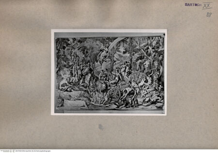 Vorderseite von  [http://creativecommons.org/publicdomain/mark/1.0/] Sieg der Malerei über den Parnass - , bh076945. Foto.