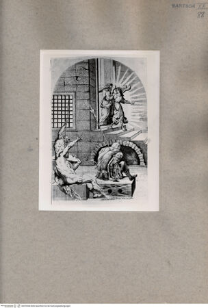 Vorderseite von  [http://creativecommons.org/publicdomain/mark/1.0/] Befreiung Petri aus dem Gefängnis - , bh076946. Foto.