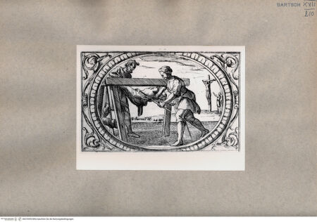 Vorderseite von  [http://creativecommons.org/publicdomain/mark/1.0/] Martyrium der heiligen Aurea - , bh076959. Foto.