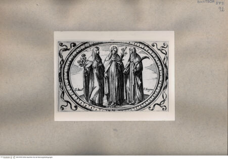 Vorderseite von  [http://creativecommons.org/publicdomain/mark/1.0/] Heilige Attika, Heilige Constanze, Heilige Artemia - , bh076992. Foto.