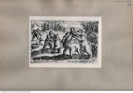 Vorderseite von  [http://creativecommons.org/publicdomain/mark/1.0/] Jagd - , bh077052. Foto.