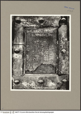 Vorderseite von bh077119_recto