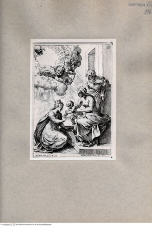 Vorderseite von  [http://creativecommons.org/publicdomain/mark/1.0/] Mystische Vermählung der heiligen Katharina - , bh078588. Foto.