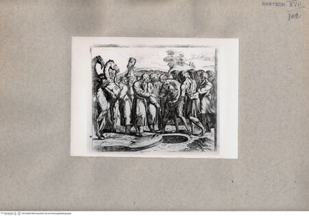 Vorderseite von  [http://creativecommons.org/publicdomain/mark/1.0/] Joseph wird von seinen Brüdern verkauft - , bh078606. Foto.