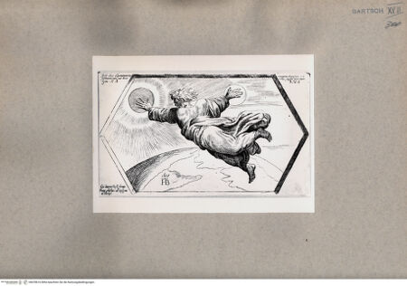 Vorderseite von  [http://creativecommons.org/publicdomain/mark/1.0/] Erschaffung von Sonne und Mond - , bh078616. Foto.