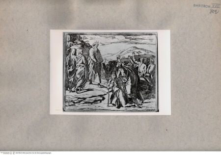 Vorderseite von  [http://creativecommons.org/publicdomain/mark/1.0/] Moses zeigt die Gesetzestafeln - , bh078632. Foto.