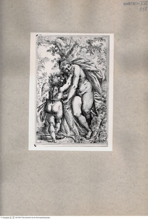 Vorderseite von  [http://creativecommons.org/publicdomain/mark/1.0/] Venus und Amor - , bh078657. Foto.