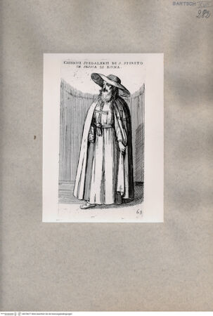 Vorderseite von  [http://creativecommons.org/publicdomain/mark/1.0/] (Krankenhaus-?) Geistliche des Santo Spirito in Sassia - , bh078677. Foto.