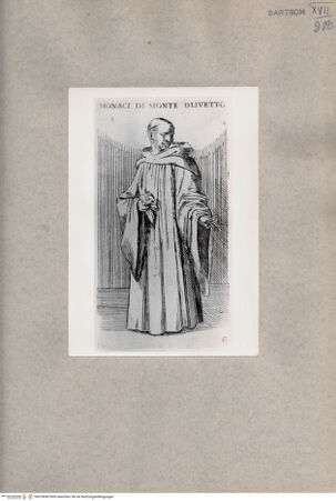 Vorderseite von  [http://creativecommons.org/publicdomain/mark/1.0/] Mönche von Monte Oliveto - , bh078690. Foto.