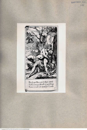 Vorderseite von  [http://creativecommons.org/publicdomain/mark/1.0/] Venus und Amor - , bh078692. Foto.