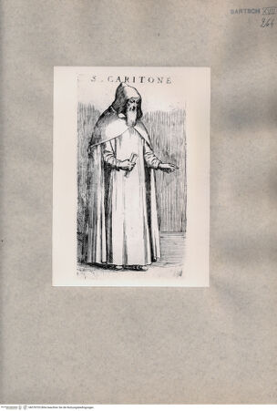 Vorderseite von  [http://creativecommons.org/publicdomain/mark/1.0/] Chariton der Bekenner - , bh078703. Foto.