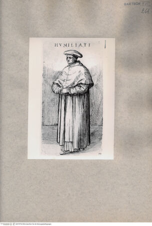 Vorderseite von  [http://creativecommons.org/publicdomain/mark/1.0/] Humiliaten - , bh078704. Foto.