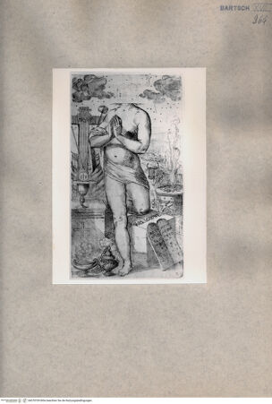 Vorderseite von  [http://creativecommons.org/publicdomain/mark/1.0/] Allegorie - , bh078709. Foto.