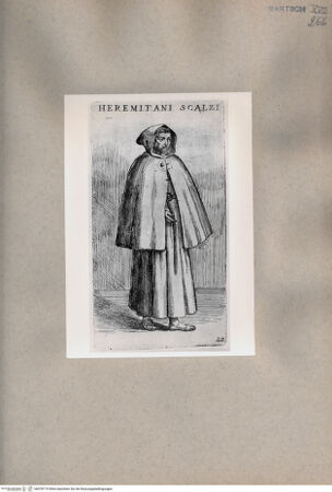 Vorderseite von  [http://creativecommons.org/publicdomain/mark/1.0/] Barfüßige Eremiten - , bh078719. Foto.