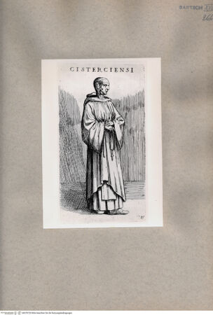 Vorderseite von  [http://creativecommons.org/publicdomain/mark/1.0/] Zisterzienser - , bh078720. Foto.