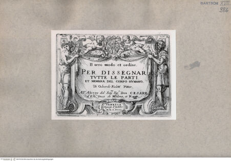 Vorderseite von  [http://creativecommons.org/publicdomain/mark/1.0/] Frontispiz - , bh078746. Foto.