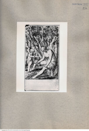 Vorderseite von  [http://creativecommons.org/publicdomain/mark/1.0/] Venus und Amor - , bh078781. Foto.