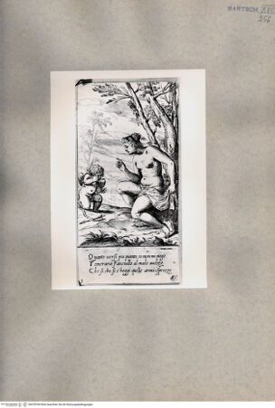 Vorderseite von  [http://creativecommons.org/publicdomain/mark/1.0/] Venus und Amor - , bh078784. Foto.
