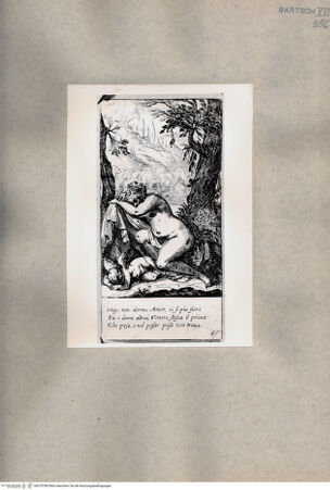 Vorderseite von  [http://creativecommons.org/publicdomain/mark/1.0/] Venus und Amor - , bh078786. Foto.