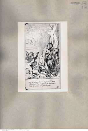 Vorderseite von  [http://creativecommons.org/publicdomain/mark/1.0/] Venus und Amor - , bh078787. Foto.