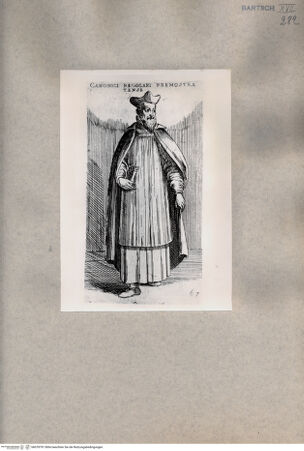 Vorderseite von  [http://creativecommons.org/publicdomain/mark/1.0/] Regularkanoniker der Prämonstratenser - , bh078791. Foto.