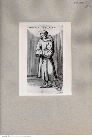 Vorderseite von  [http://creativecommons.org/publicdomain/mark/1.0/] Florensische Mönche - , bh078792. Foto.