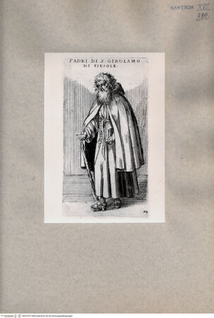 Vorderseite von  [http://creativecommons.org/publicdomain/mark/1.0/] Hieronymitische Pater von Fiesole - , bh078797. Foto.