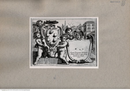 Vorderseite von  [http://creativecommons.org/publicdomain/mark/1.0/] Frontispiz (Wappen Leo X.) - , bh079610. Foto.