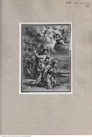 Vorderseite von  [http://creativecommons.org/publicdomain/mark/1.0/] Martyrium der heiligen Cäcilie - , bh079636. Foto.