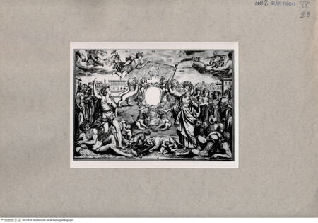 Vorderseite von  [http://creativecommons.org/publicdomain/mark/1.0/] Merkur und Athene - , bh079639. Foto.