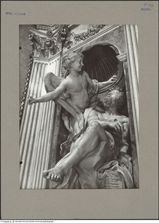 Vorderseite von unbekannt [https://www.deutsche-digitale-bibliothek.de/content/lizenzen/rv-ez/] Der Prophet Habakuk mit dem Engel - Gesamtaufnahme in Nahsicht, bh079868_recto. Foto.