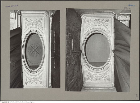 Vorderseite von Fototeca dell'Unione Internazionale presso l'American Academy in Rome [https://www.deutsche-digitale-bibliothek.de/content/lizenzen/rv-ez/] Santa Maria in VallicellaOratorio di San Filippo Neri - Vestibül zur Sala, Decke, bh079968_recto. Foto.