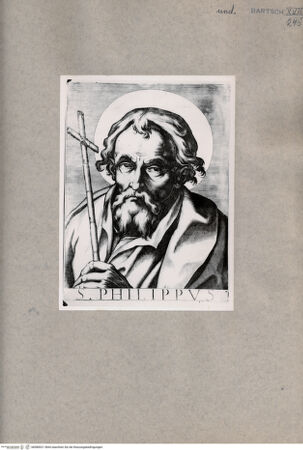 Vorderseite von  [http://creativecommons.org/publicdomain/mark/1.0/] Heiliger Philippus - , bh080021. Foto.