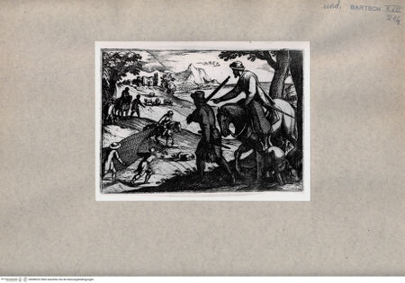 Vorderseite von  [http://creativecommons.org/publicdomain/mark/1.0/] Jagd - , bh080032. Foto.