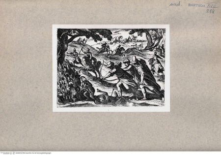 Vorderseite von  [http://creativecommons.org/publicdomain/mark/1.0/] Jagd - , bh080034. Foto.